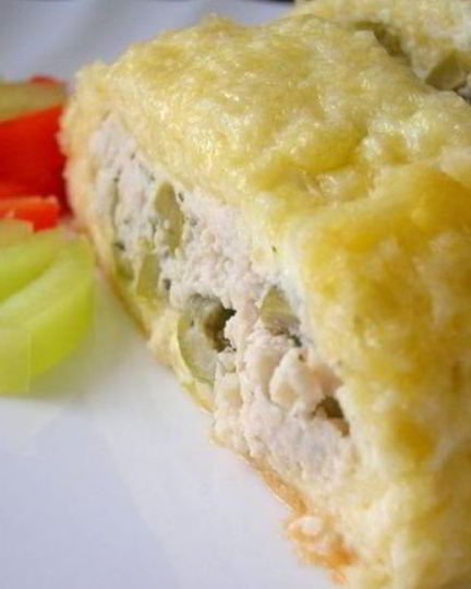Рецепт рулета из сыра с курицей