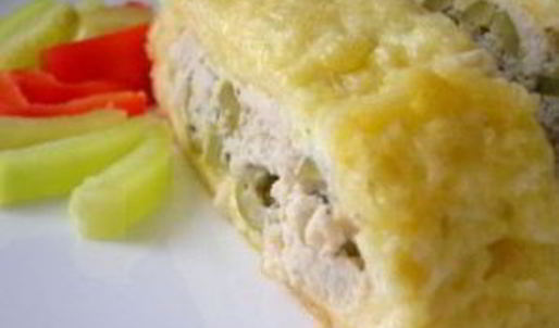 рулет из сыра с курицей