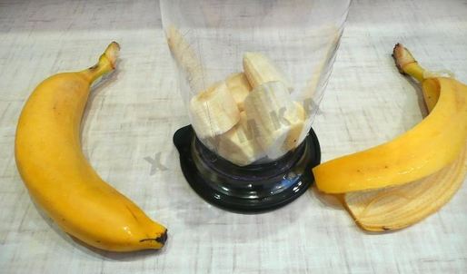 рулет с бананом