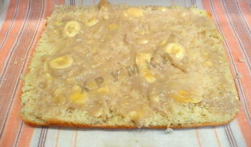 рулет с бананом