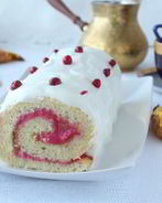 Рулет с брусничным курдом