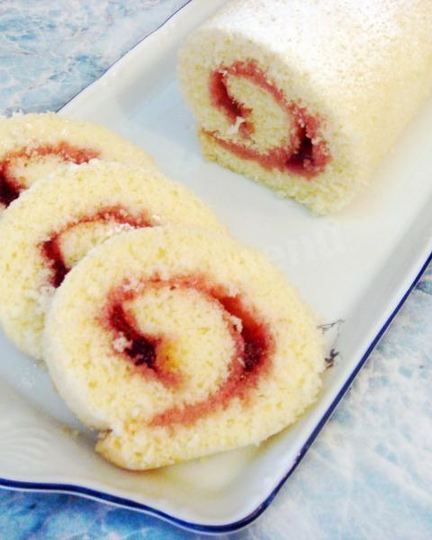 Рецепт рулета с желе