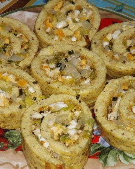 Рецепт рулета сырного