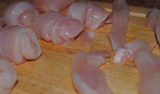 рулетики из грудки