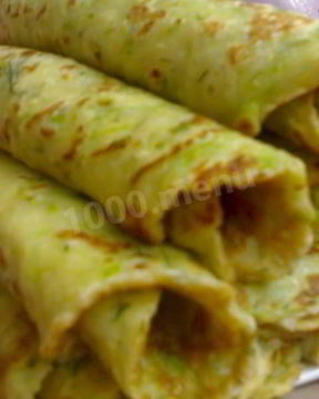 Рулетики из кабачков с чесноком
