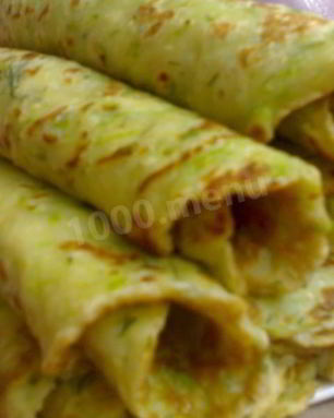 Рулетики из кабачков с чесноком