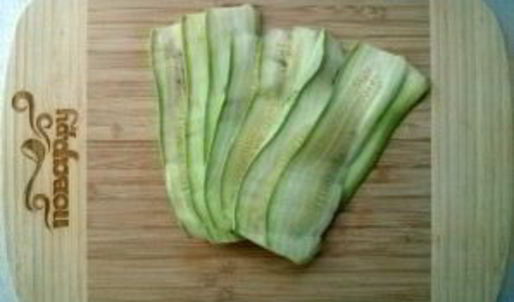 рулетики из кабачков с разными начинками