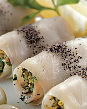 Рулетики из масляной рыбы