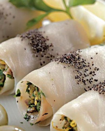 Рецепт рулетиков из масляной рыбы