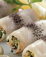 Рулетики из масляной рыбы