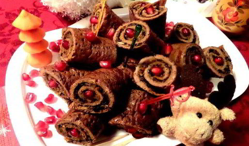 рулетики из печени