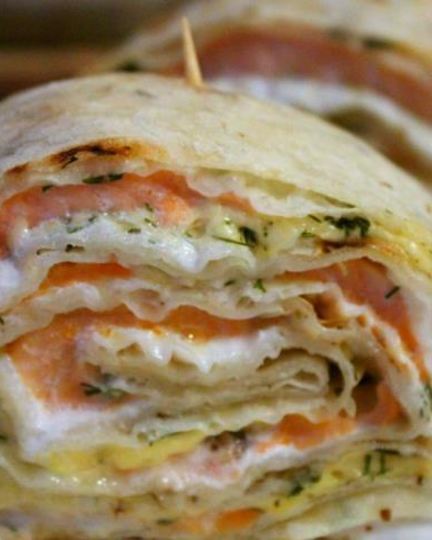 Рецепт рулетиков из семги