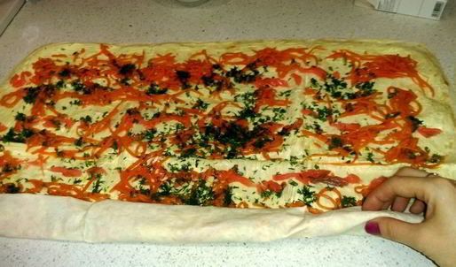 рулетики с красной рыбой