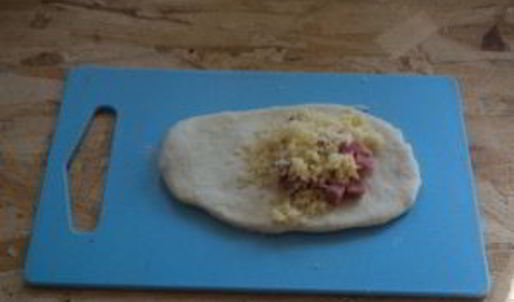 рулеты с ветчиной