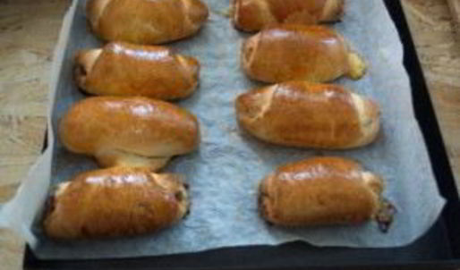 рулеты с ветчиной