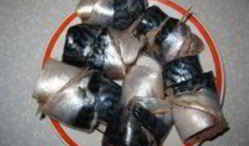 рыбные рулетики с овощами