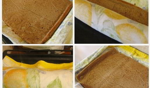 шоколадный рулет рождественское полено