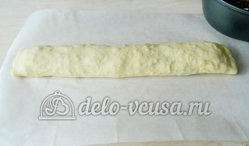 слоеный рулет с фаршем