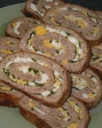 Рецепт закусочных рулетиков из фарша