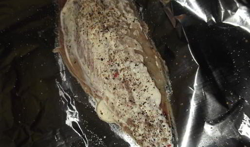 запеченные рулеты из скумбрии