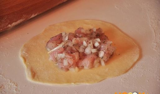 самса с курицей