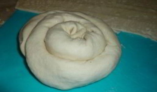 слоеная самса с тыквой