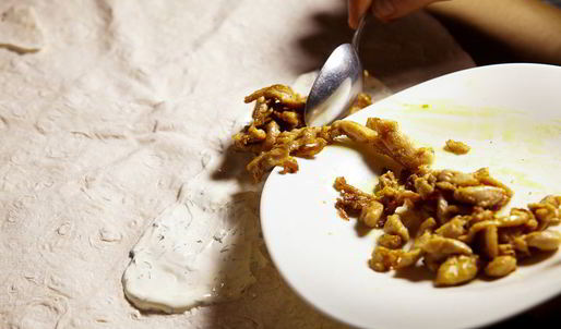 шаурма с курицей