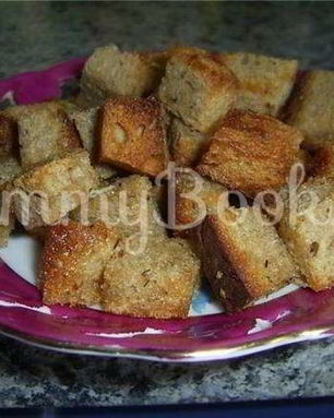 Сухарики с чесноком