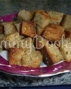 Сухарики с чесноком