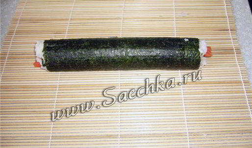 суши с крабовыми палочками