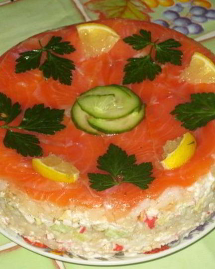 Рецепт суш-торта