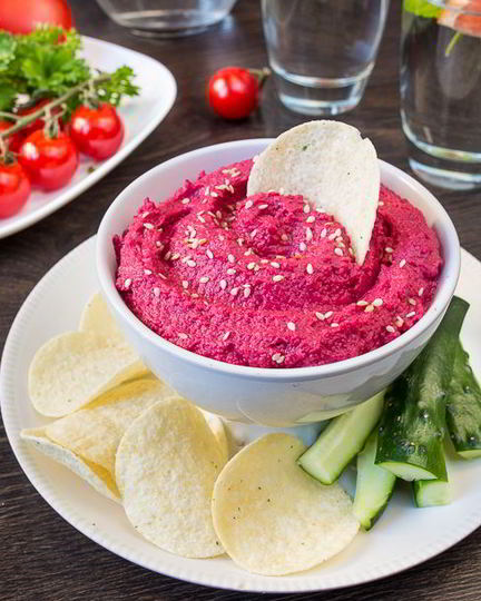 Рецепт свекольного хумуса