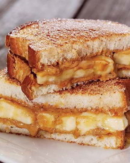 Рецепт бананового сэндвича