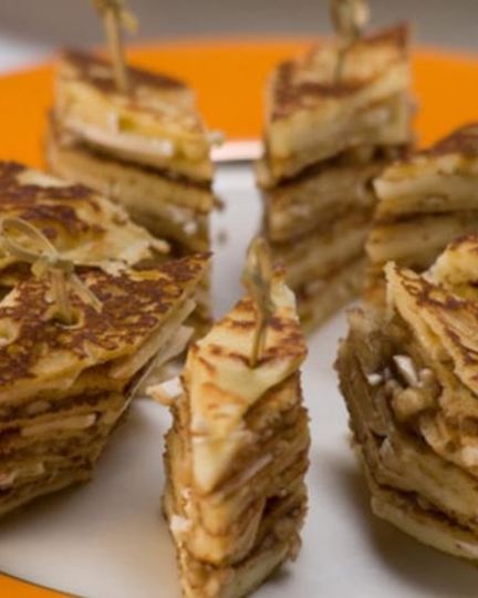 Рецепт блинных сэндвичей