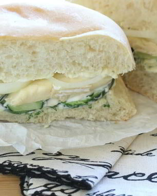 Французский сэндвич с сыром