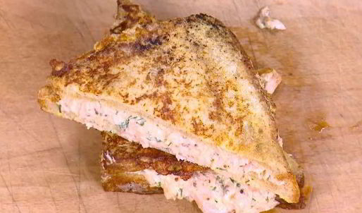 горячие сэндвичи с семгой