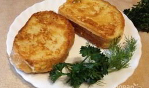 горячий сэндвич с лососем