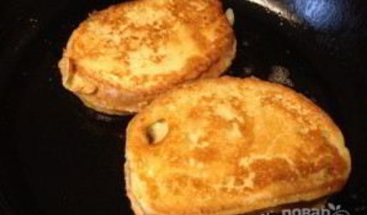 горячий сэндвич с лососем