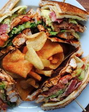 Клубный сэндвич с курицей