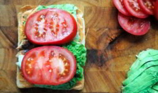 клубный сэндвич с курицей