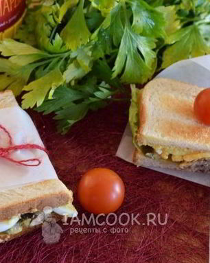 Рыбный сэндвич