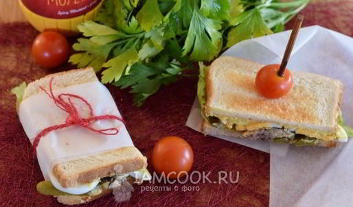 рыбный сэндвич