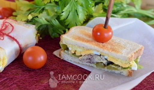 рыбный сэндвич
