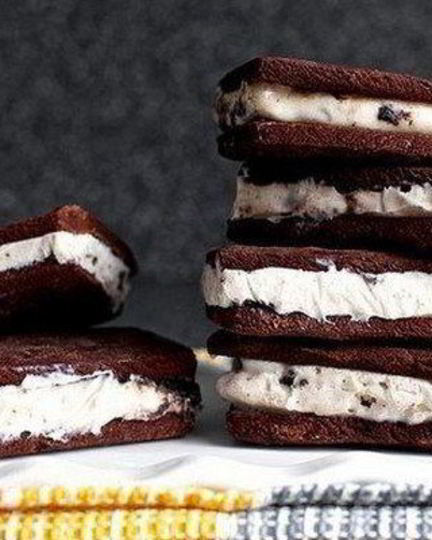Рецепт шоколадного сэндвича с мороженым