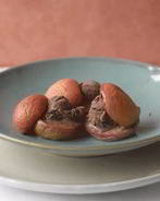 Сэндвич из персиков с мороженым