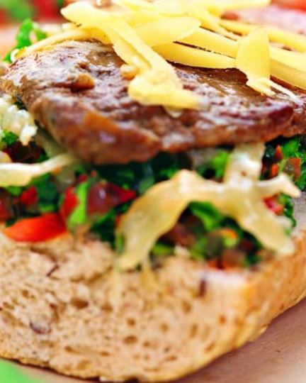 Рецепт сэндвича с говядиной и томатной сальсой