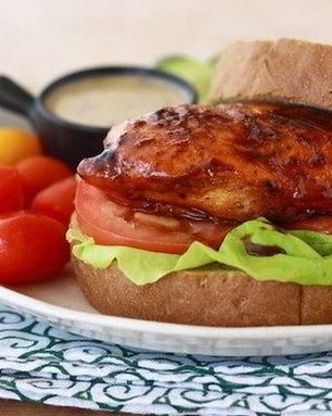 Сэндвич с курицей в меде