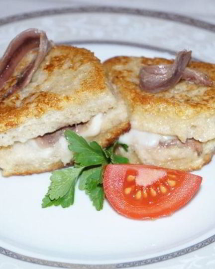 Рецепт сэндвича с моцареллой