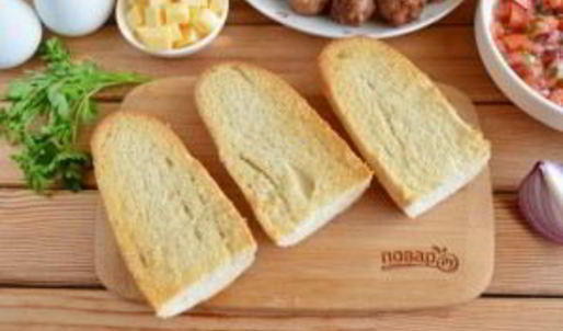 сэндвич с мясными шариками