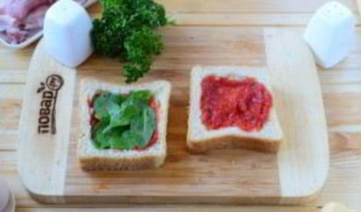 сэндвич в беконе